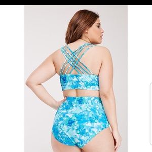 High waist swimsuit bottom